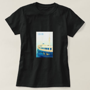 Hong Kong Harbour ferry vintage travel T-Shirt