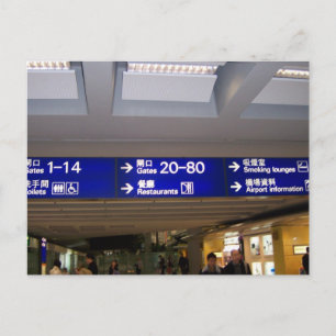 Hong Kong International Airport Postcard