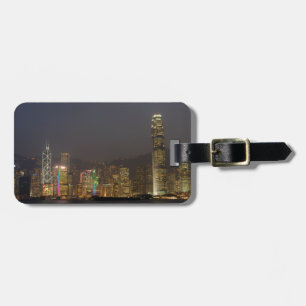 Hong Kong Island at night Luggage Tag