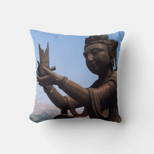 Hong Kong, Lantau Island, Po Lin Monastery Cushion