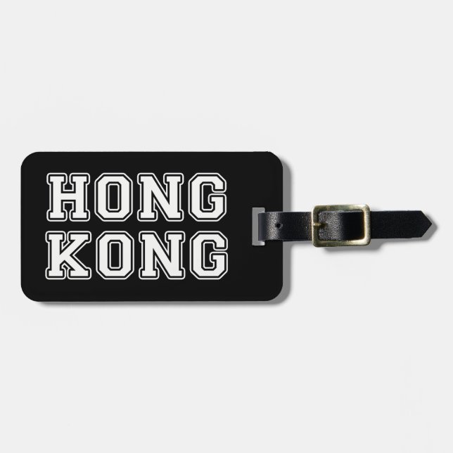 Hong Kong Luggage Tag (Front Horizontal)