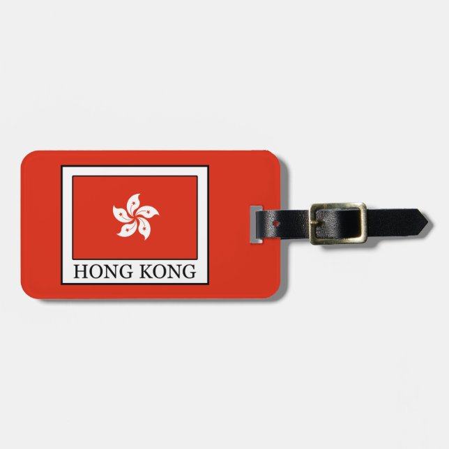 Hong Kong Luggage Tag (Front Horizontal)
