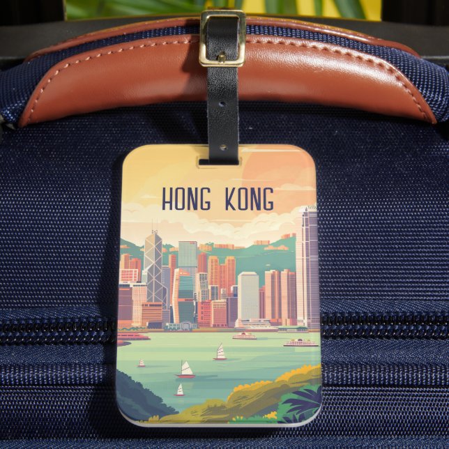 Hong Kong Luggage Tag (Front Insitu 2)