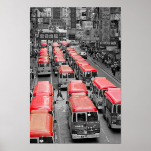 Hong Kong Minivans Poster