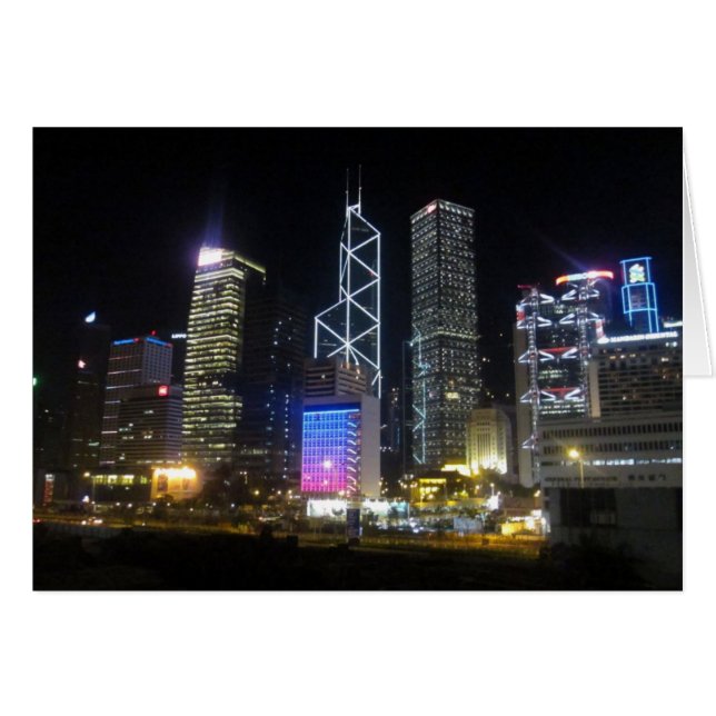 hong kong night lights (Front Horizontal)