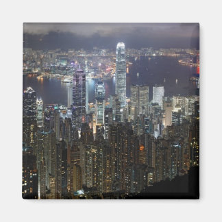 Hong Kong Night Skyline Magnet