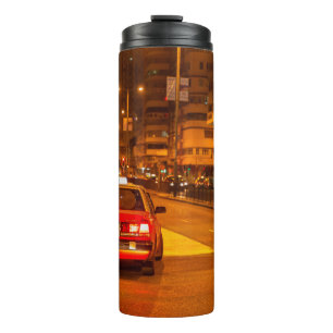 Hong Kong quiet nigh street travel scene at Mong k Thermal Tumbler