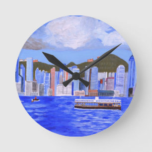 Hong Kong Round Clock