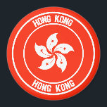 Hong Kong Round Emblem Magnet<br><div class="desc">Hong Kong Round Emblem</div>