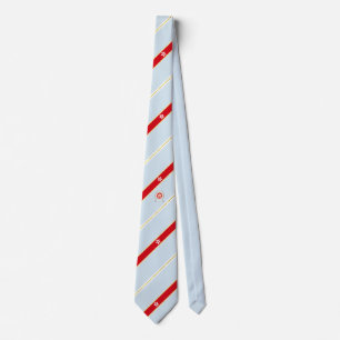 Hong Kong stripes flag Tie
