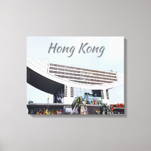 Hong Kong The Peak travel Canvas Print