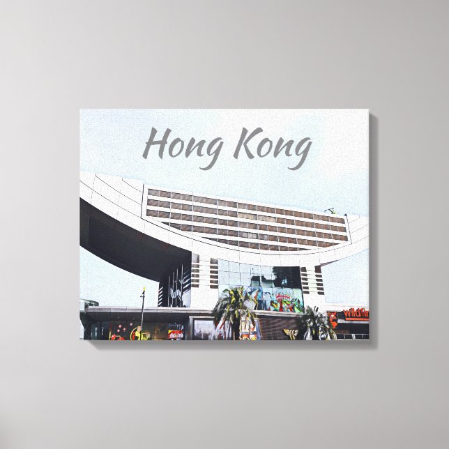 Hong Kong The Peak travel Canvas Print (Front)