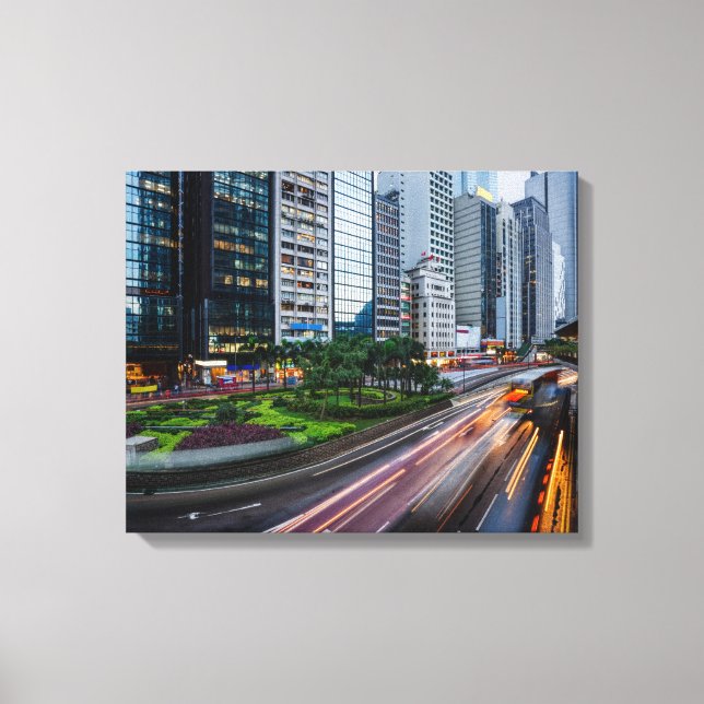 Hong Kong Traffic canvas print (Front)