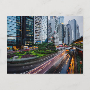 Hong Kong Traffic postcard