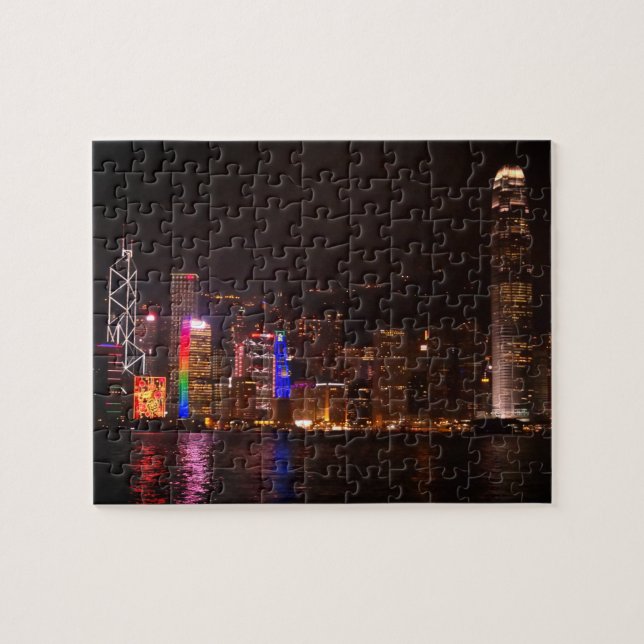 Hong Kong Victoria Harbor Jigsaw Puzzle (Horizontal)