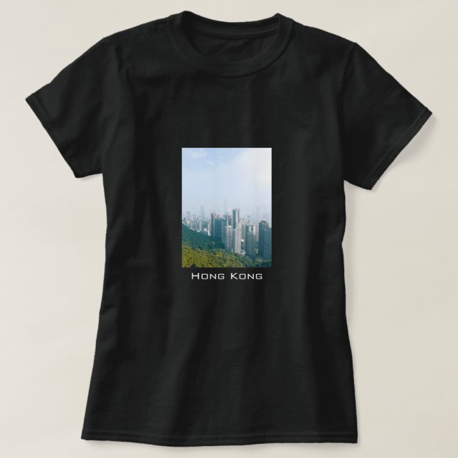 Hong Kong Victoria's Peak travel T-Shirt (Design Front)