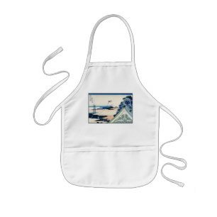 Honganji Temple at Asakusa Mt Fuji, Feudal Japan Kids Apron