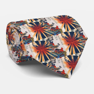 Honjo Shigenaga parriying an exploding shell Tie