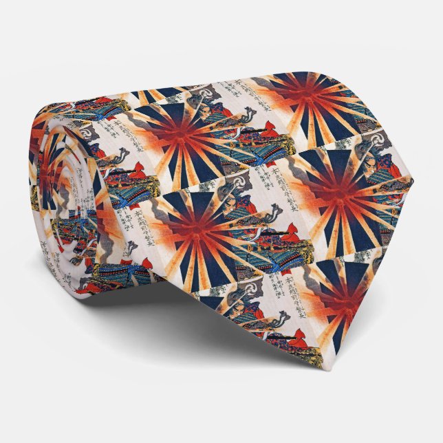 Honjo Shigenaga parriying an exploding shell Tie (Rolled)