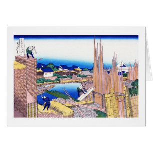 Honjo Tatekawa, the timberyard at Honjo Hokusai