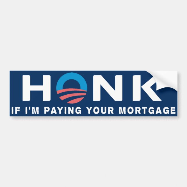 Honk Anti Obama Bumper Sticker (Front)
