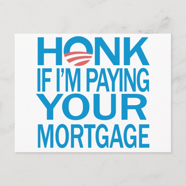 Honk AntiObama Postcard (Front)
