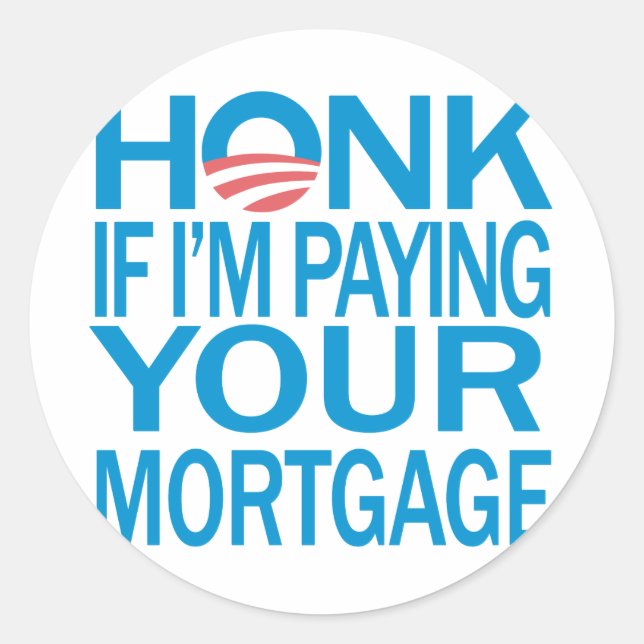 Honk AntiObama Sticker (Front)