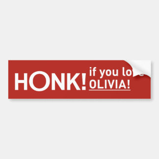 "HONK!" BUMPER STICKER