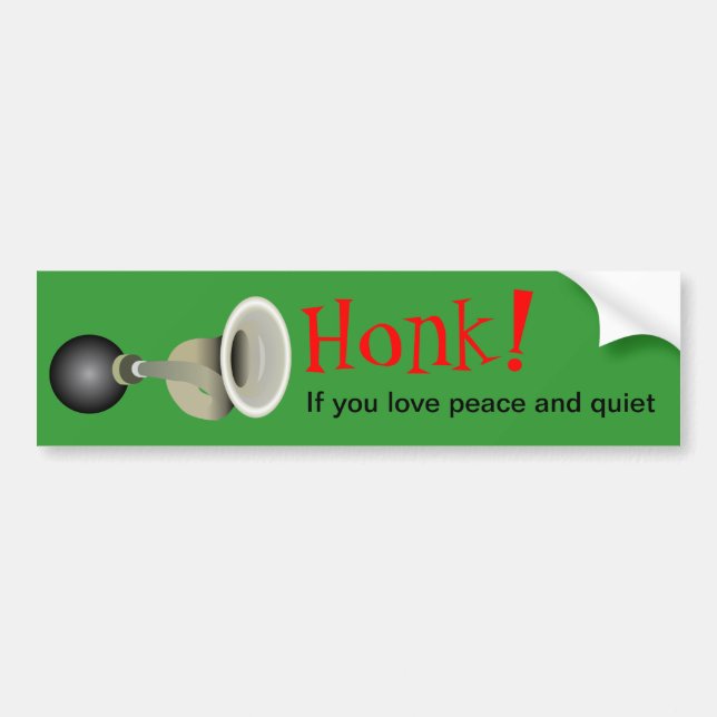 Honk! Bumper Sticker (Front)