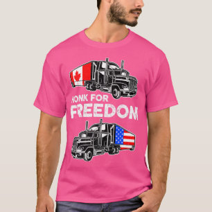Honk For Freedom Convoy 2022 Trucker Canada USA Tr T-Shirt