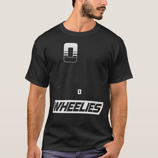 Honk For Wheelies Motorcycle Bike Racing Speed Fas T-Shirt (Front)