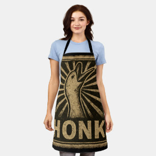 Honk Goose Funny Duck Chicken Meme Apron