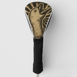 Honk Goose Funny Duck Chicken Meme Golf Head Cover