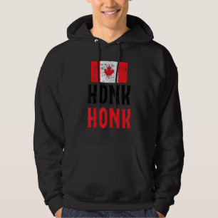 Honk Honk Canadian Truckers Rule Canada Vintage Hoodie