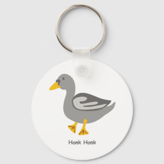 Honk. Honk. Goose Key Ring