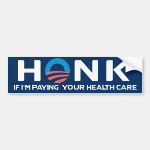 Honk If... Health Care Bumper Sticker