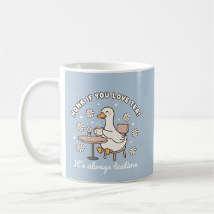 Honk If You Love Tea Cute Goose Mug