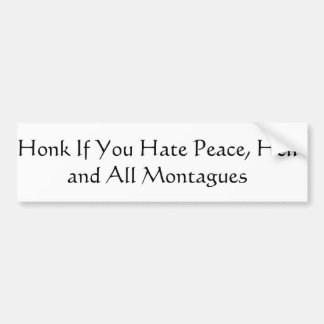 Honk If You ... Romeo and Juliet Bumper Sticker