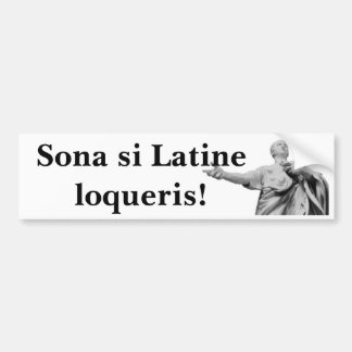 Honk if you speak Latin! Bumper Sticker