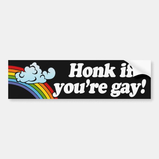 Gay bumper sticker