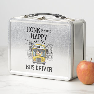 Honk If You're Happy, Driver! Metal Lunch Box