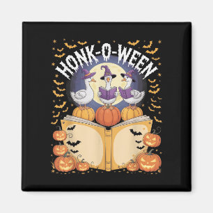Honk-o-ween Goose Holiday Vibes For Fun Halloween  Magnet