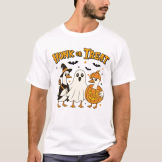 Honk or Treat Halloween Goose T-Shirt