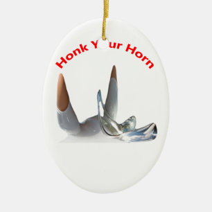 Honk Your Horn-Oval Ornaments