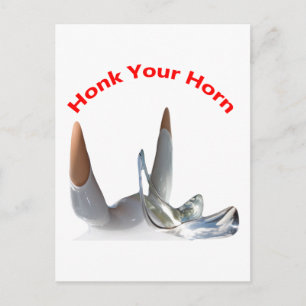 Honk Your Horn Postcard