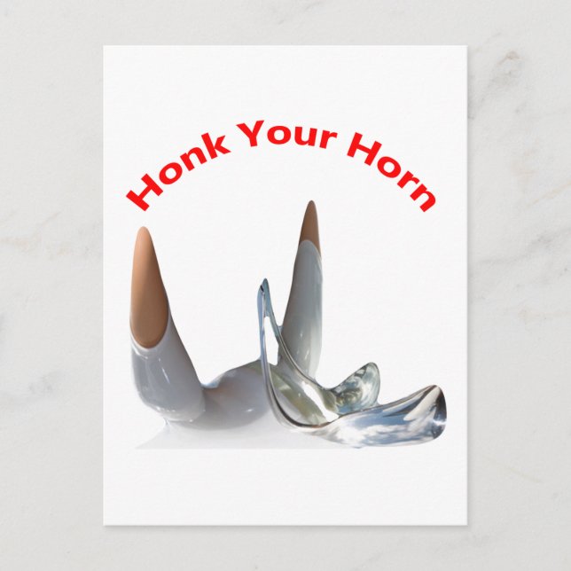 Honk Your Horn Postcard (Front)