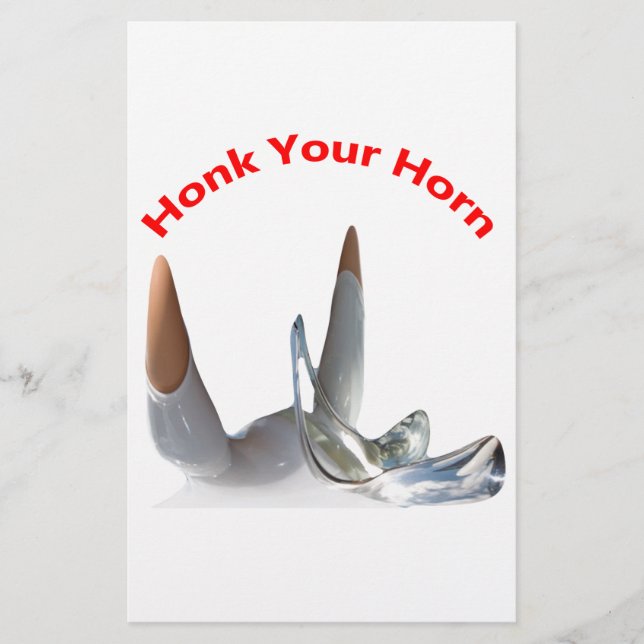 Honk Your Horn Stationery (Front)