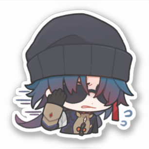 Honkai Star Rail Chibi Blade Incognito Sticker
