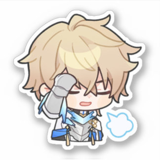 Honkai Star Rail Chibi Gepard Sticker