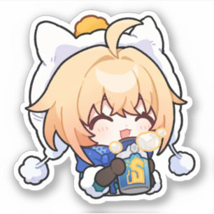 Honkai Star Rail Chibi Lynx Sticker